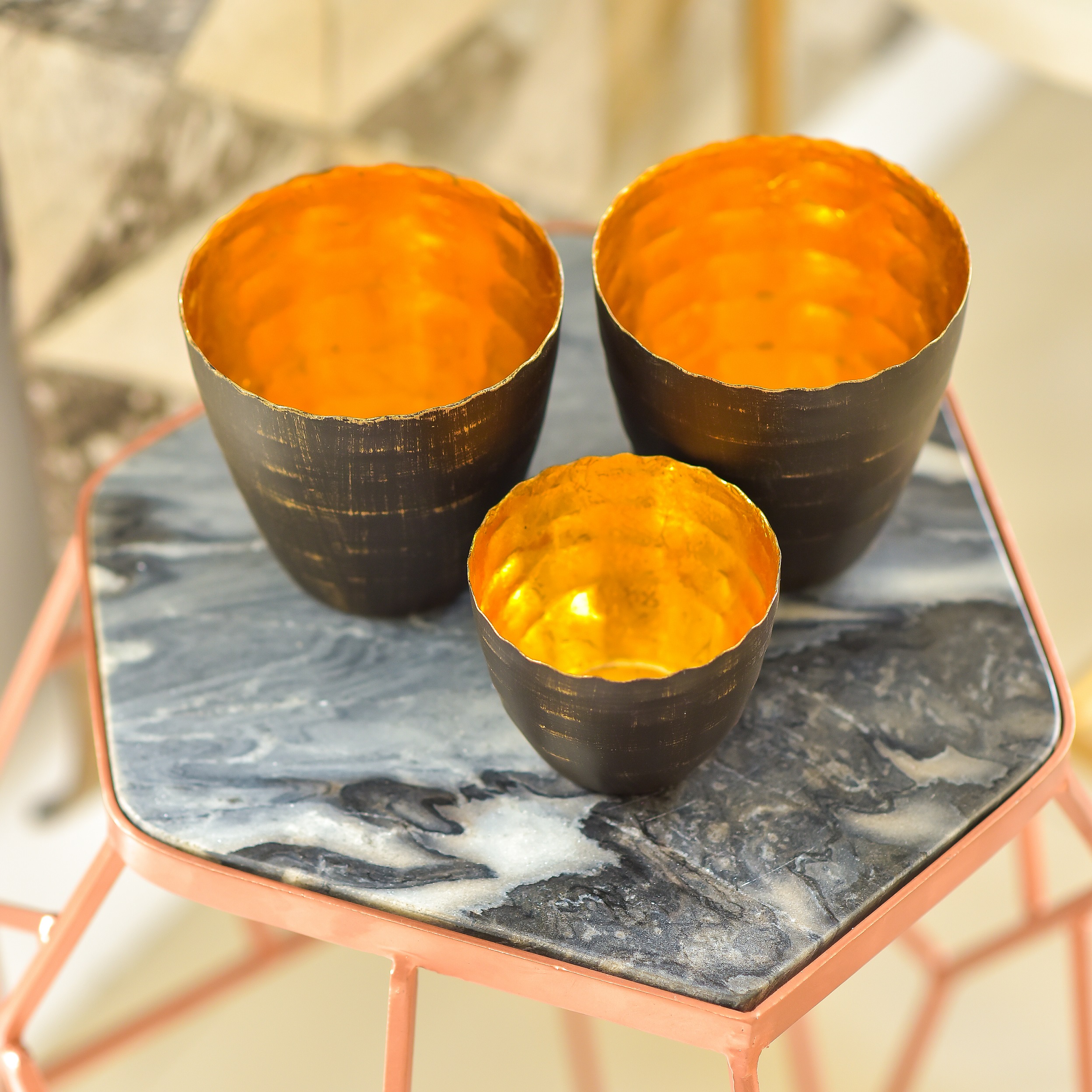 Gold Tealight Holder - unique tealight holders by The Cinnamon Room