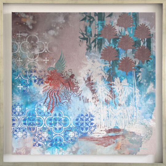 East Coast Road Canvas Print by Deborah Mckellar of Talking Textiles available at The Cinnamon Room