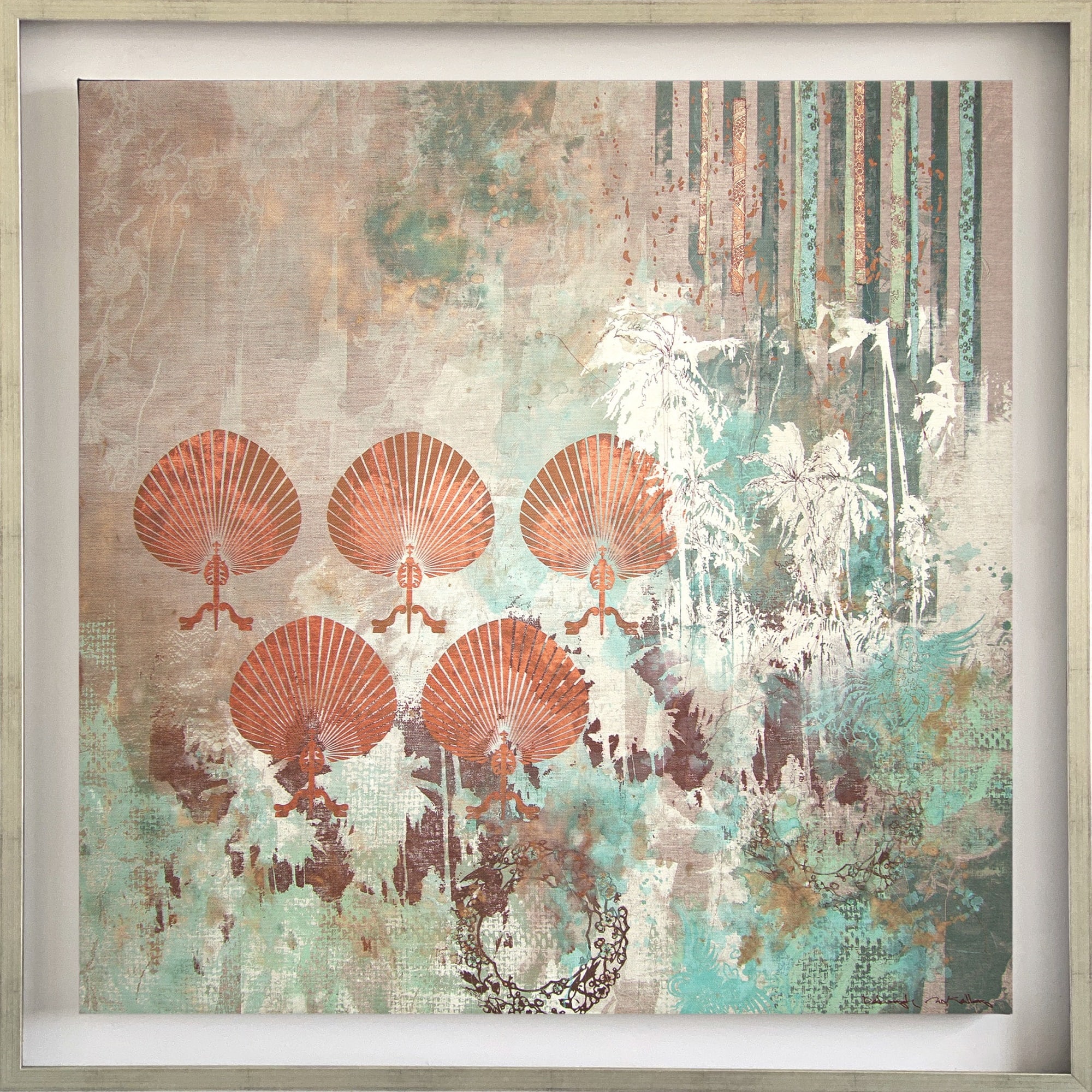 Golden Age of Travel Canvas Print by Deborah Mckellar of Talking Textile - available at The Cinnamon Room