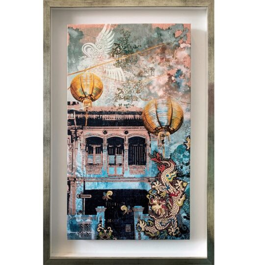 The Last Emperor Canvas Print by Deborah Mckellar of Talking Textiles available at The Cinnamon Room