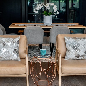 Marble Top Asymmetric Copper
